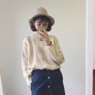 Áo len thừng ulzzang 4 màu