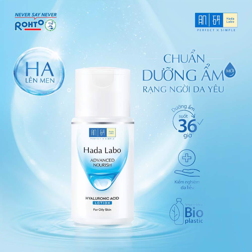 [Mini 100ml] Nước Hoa Hồng Dưỡng Ẩm Hada Labo Advanced Nourish Hyaluron Lotion