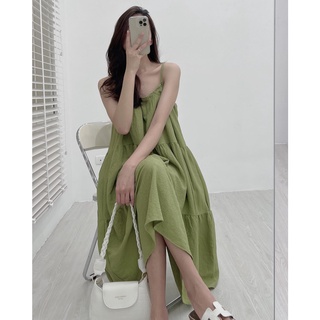 V6086 váy xốp 2s midi audrey