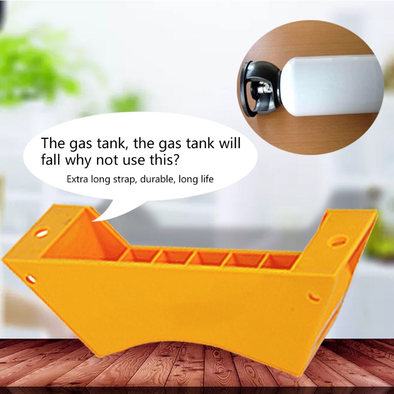 Giá Đỡ Xi Lanh Nhiên Liệu Có Khóa Dây Đai Cố Định Cho Bình Gas