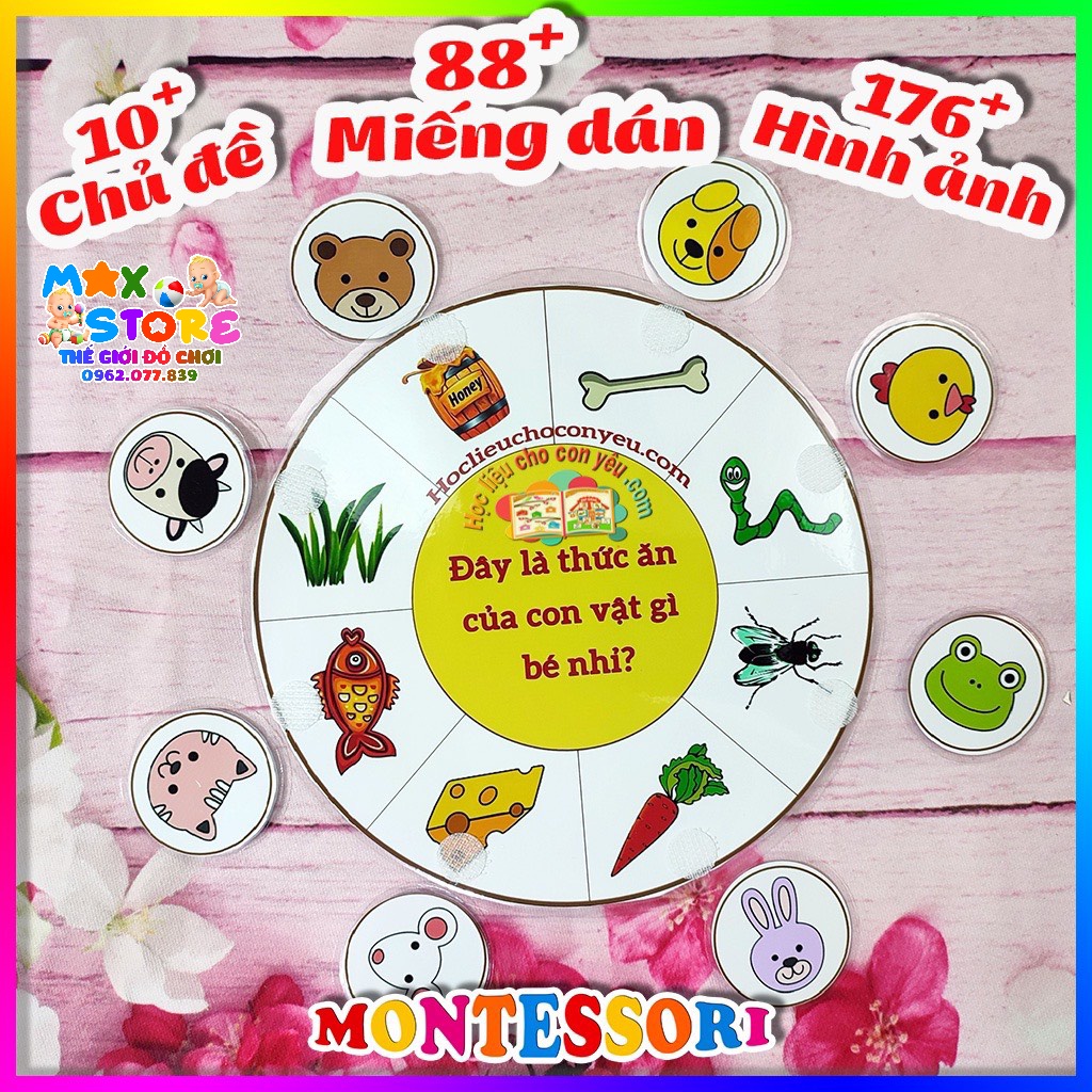 HỌC LIỆU TỔNG HỢP DÁN TRÒN 10 CHỦ ĐỀ GIÚP BÉ THÔNG MINH