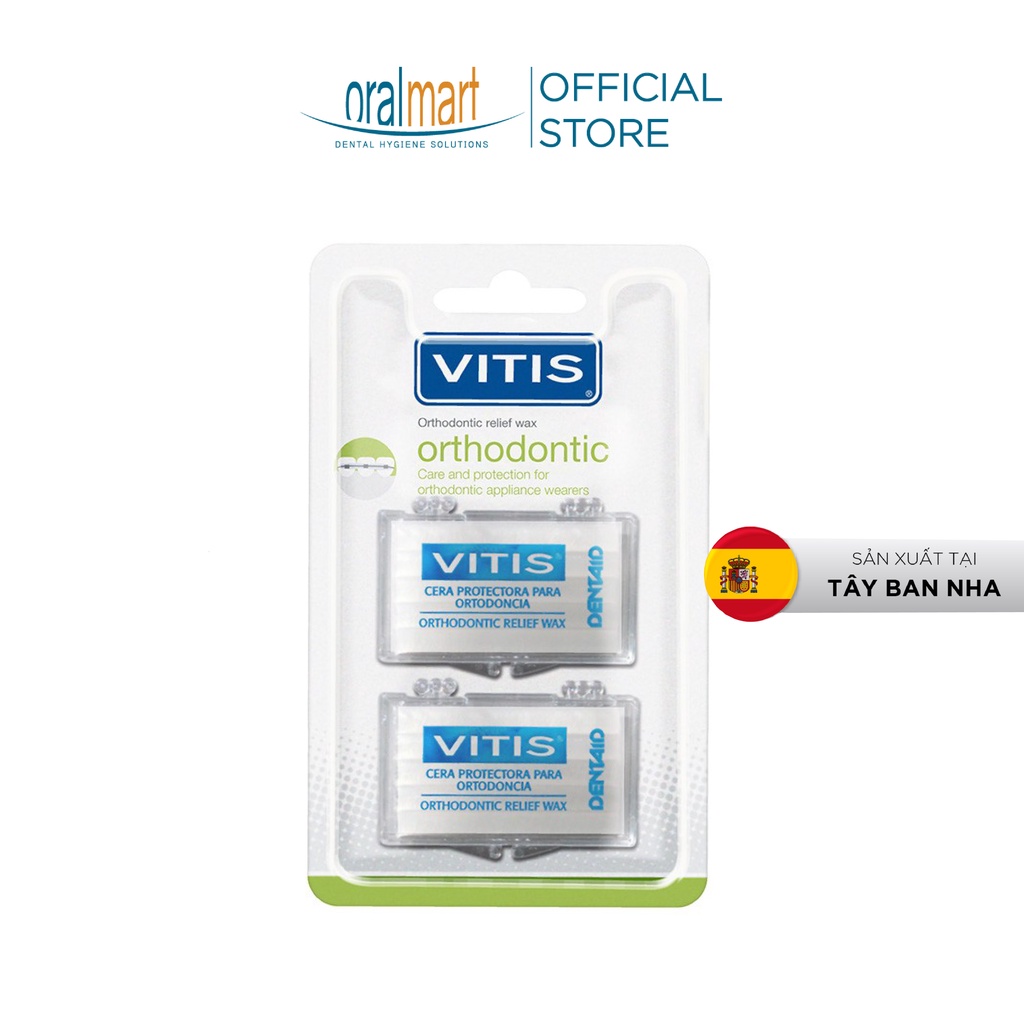Sáp nha khoa giảm đau khi niềng răng - Vitis Orthodontic Wax (Vỉ 2 hộp ...