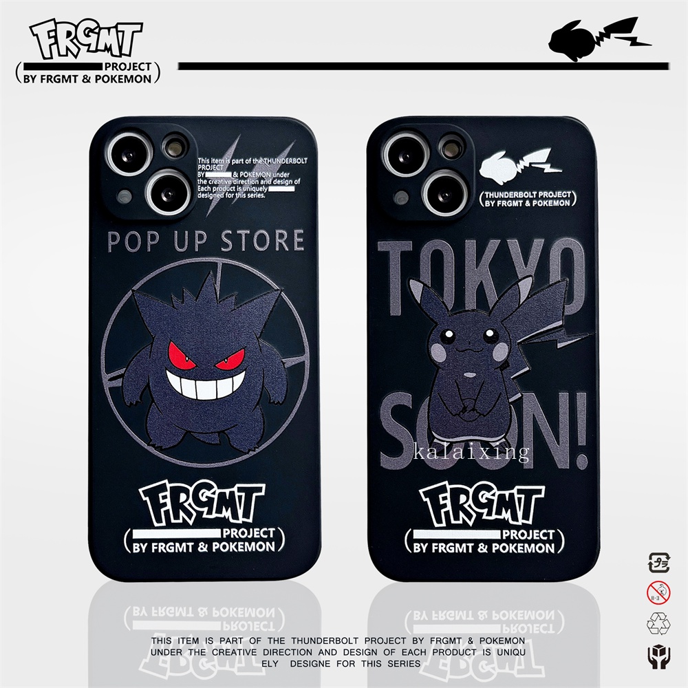 Ốp điện thoại TPU in hình Pikachu cho iPhone 13 Pro Max 12Pro 11 X XR XS Max 7 8Plus