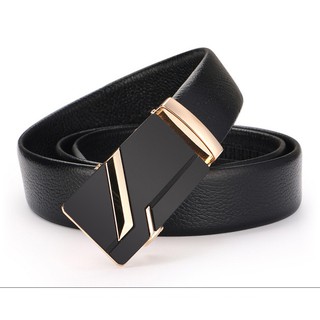 Thắt Lưng Da Nam Khóa Tự Động Cao Cấp Dây Thắt Lưng Nam Da Bò 100% Chính Hãng Baellerry CK-1K