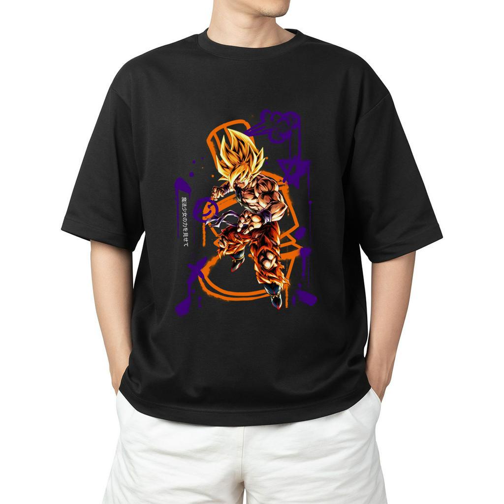Áo Thun Anime Local Brand HAVANA Form Rộng In Hình Songoku Dragon Ball Vải Cotton Unisex Mã 011