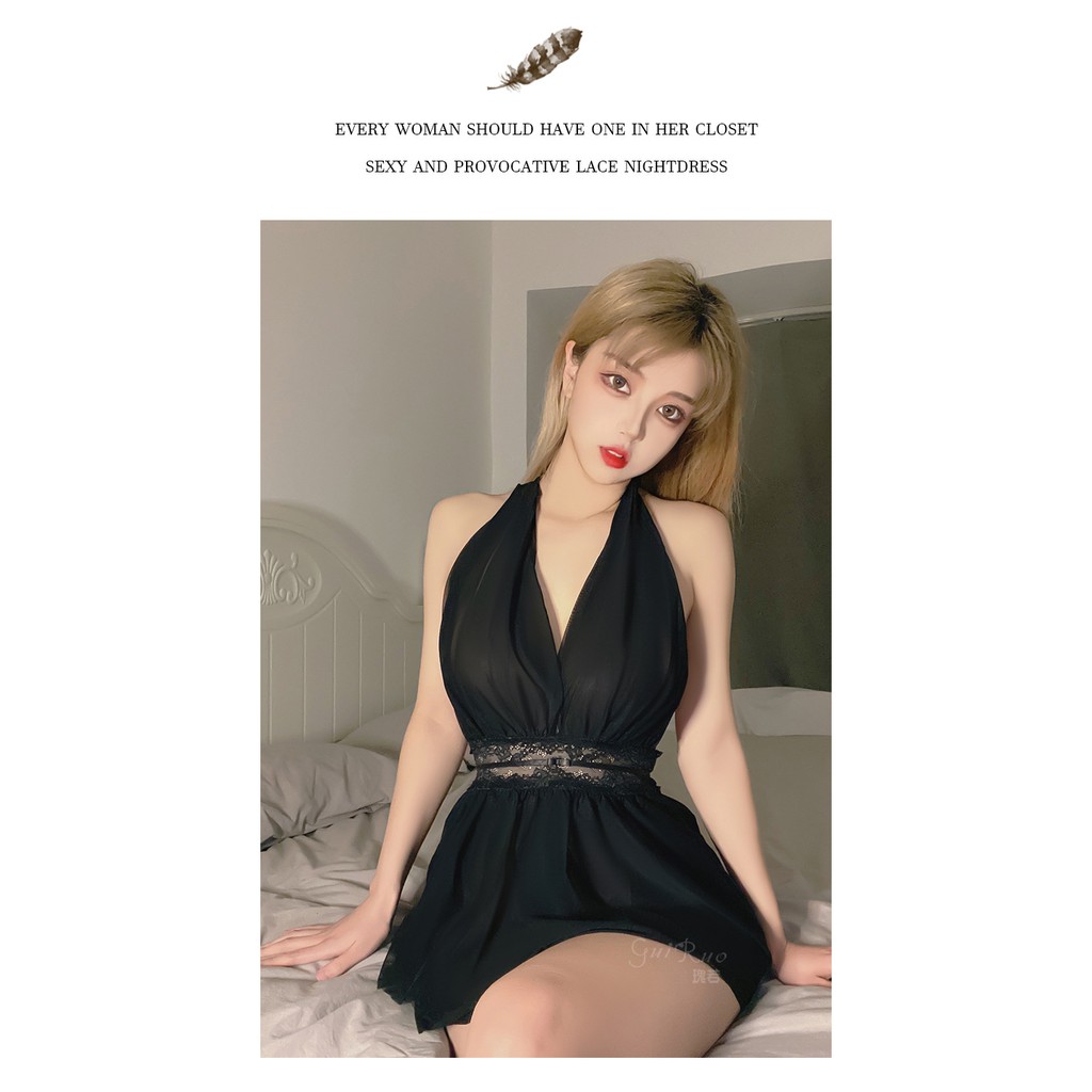 (M.38) Váy ngủ sexy phong cách tiểu thư cao cấp Đầm mặc nhà gợi cảm quyến rũ | BigBuy360 - bigbuy360.vn