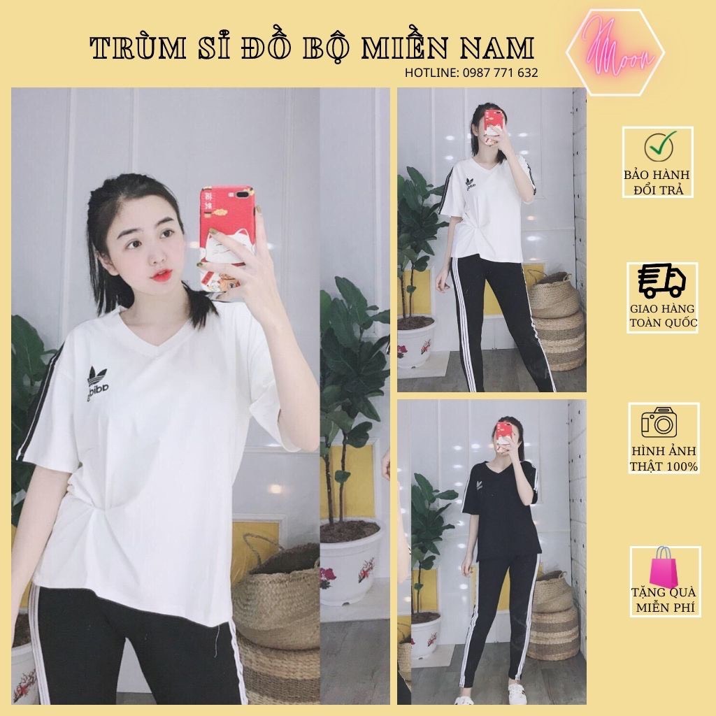 ❤️[KHAI TRƯƠNG BÁN GIÁ VỐN] Đồ bộ thun cotton mặc nhà, đồ bộ nữ đẹp chất liệu thun cotton co giãn 4 chiều