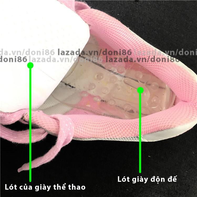 Bán 1 cặp lót giày độn đế tăng chiều cao - 4cm silicon - Freesize - PK02 (gồm 10 miếng dùng cho 1 đôi giày) Siêu rẻ