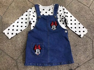 Set yếm bò Minnie HM