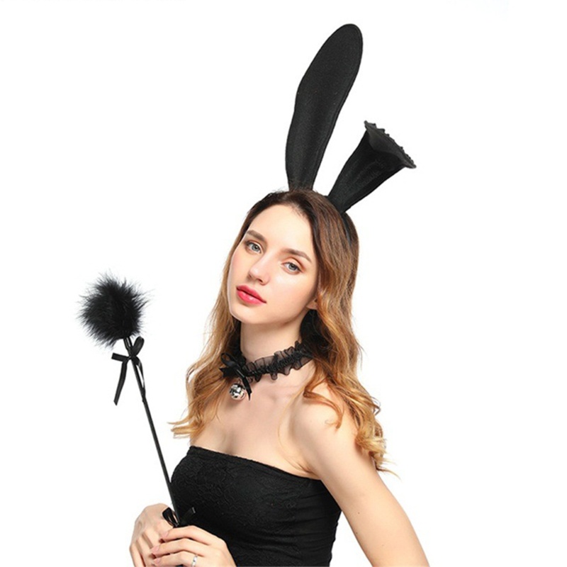 Băng Đô Cài Tóc Hình Tai Thỏ Dễ Thương Dành Cho Nữ