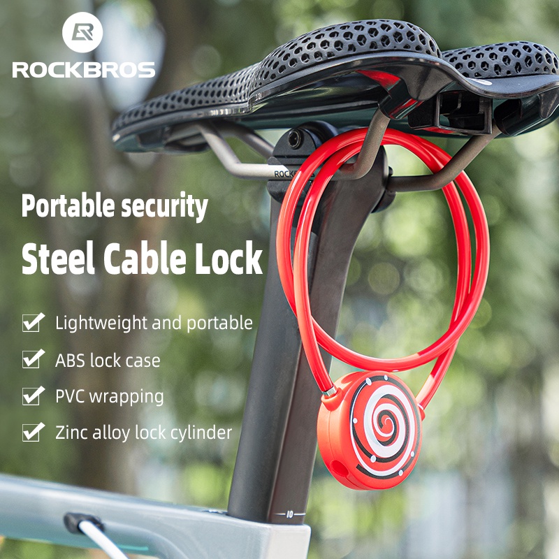 Rockbros Khóa Xe Đạp Chống Trộm Bằng Thép