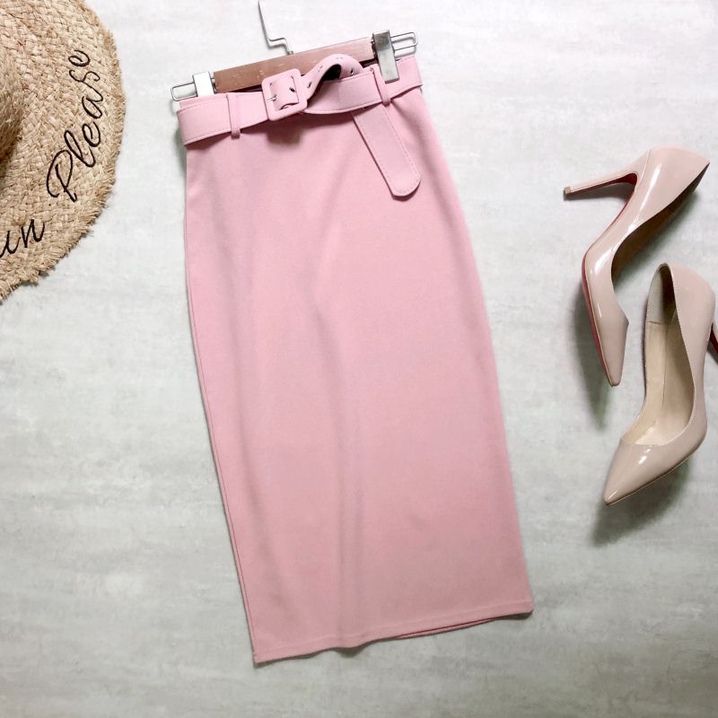 Chân Váy Bút Chì Vải Voan Eo Cao Co Giãn Màu Trơn Phong Cách Hàn Quốc Thời Trang Mùa Hè Cho Nữ | BigBuy360 - bigbuy360.vn