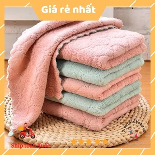 Combo 10 Khăn lau bếp đa năng 2 mặt siêu thấm , siêu mềm mịn