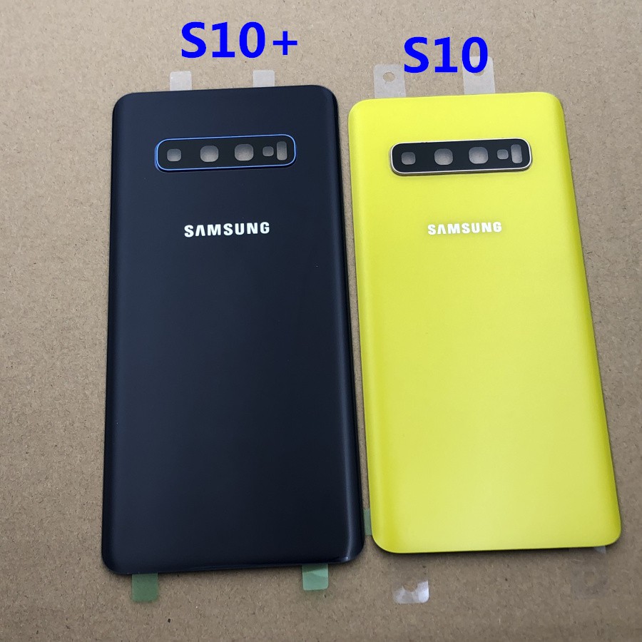 Ốp lưng Samsung Galaxy S10 S10e S10 Plus Mặt sau Kính gốc Thay thế Vỏ sau Cửa Vỏ Máy ảnh Kính ống kính