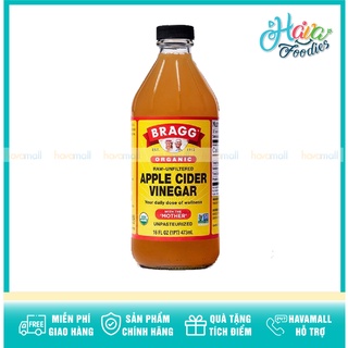 [HÀNG CHÍNH HÃNG] Giấm Táo Hữu Cơ BRAGG