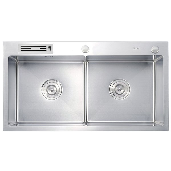 Chậu rửa chén Handmade Inox SUS 304 Eurolife EL-HM8245