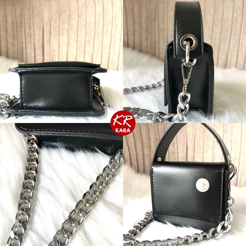 Túi xách Mini đeo chéo nữ hottrend KARA 301- Dây 96cm, Size 12, Da PU cao cấp