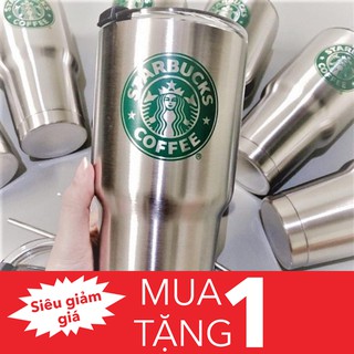 [MUA 1 TẶNG 1] Cốc giữ nhiệt Thái Lan - Starbuck ( bao gồm túi giữ nhiệt, ống hút, vệ sinh cốc )