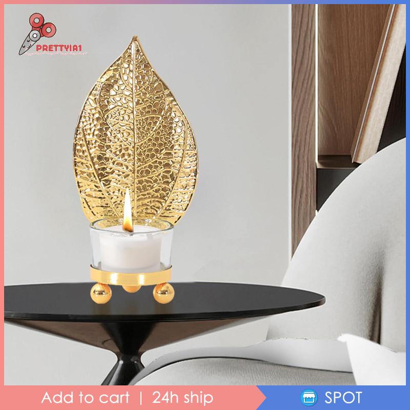 Giá Đỡ Đèn Cầy Hình Chiếc Lá Độc Đáo Dùng Trang Trí Nhà Cửa 1