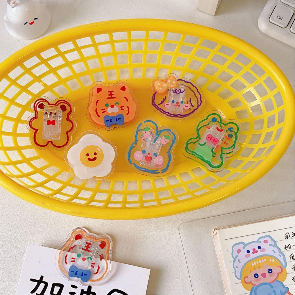 Kẹp Nhựa Acrylic Trong Suốt Giữ Đồ Dùng Văn Phòng / Trường Học Tiện Dụng