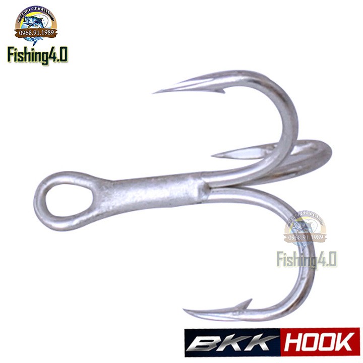 Lưỡi 3 Tiêu BKK 3X chuyên dùng câu lure đủ size 2 4 6 8 10 - KK01