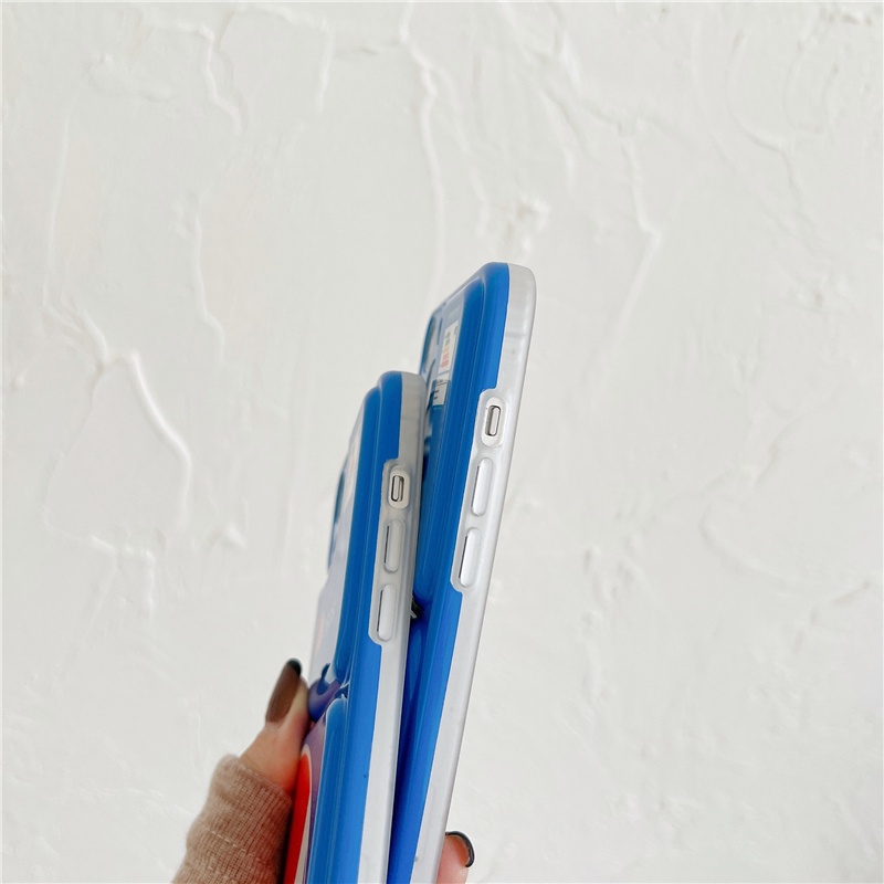 Ốp Điện Thoại Mềm Chống Va Đập In Hình Nhãn Dán Pepsi Đơn Giản Sáng Tạo Cho IPhone13promax 13 12Pro MAX 12 11Promax XS MAX XR