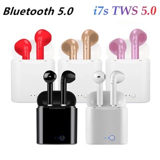 Tai Nghe Bluetooth 5.0 Không Dây I7S Tws Có Mic Dành Cho Điện Thoại Thông Minh Xiaomi Samsung Huawei Lg