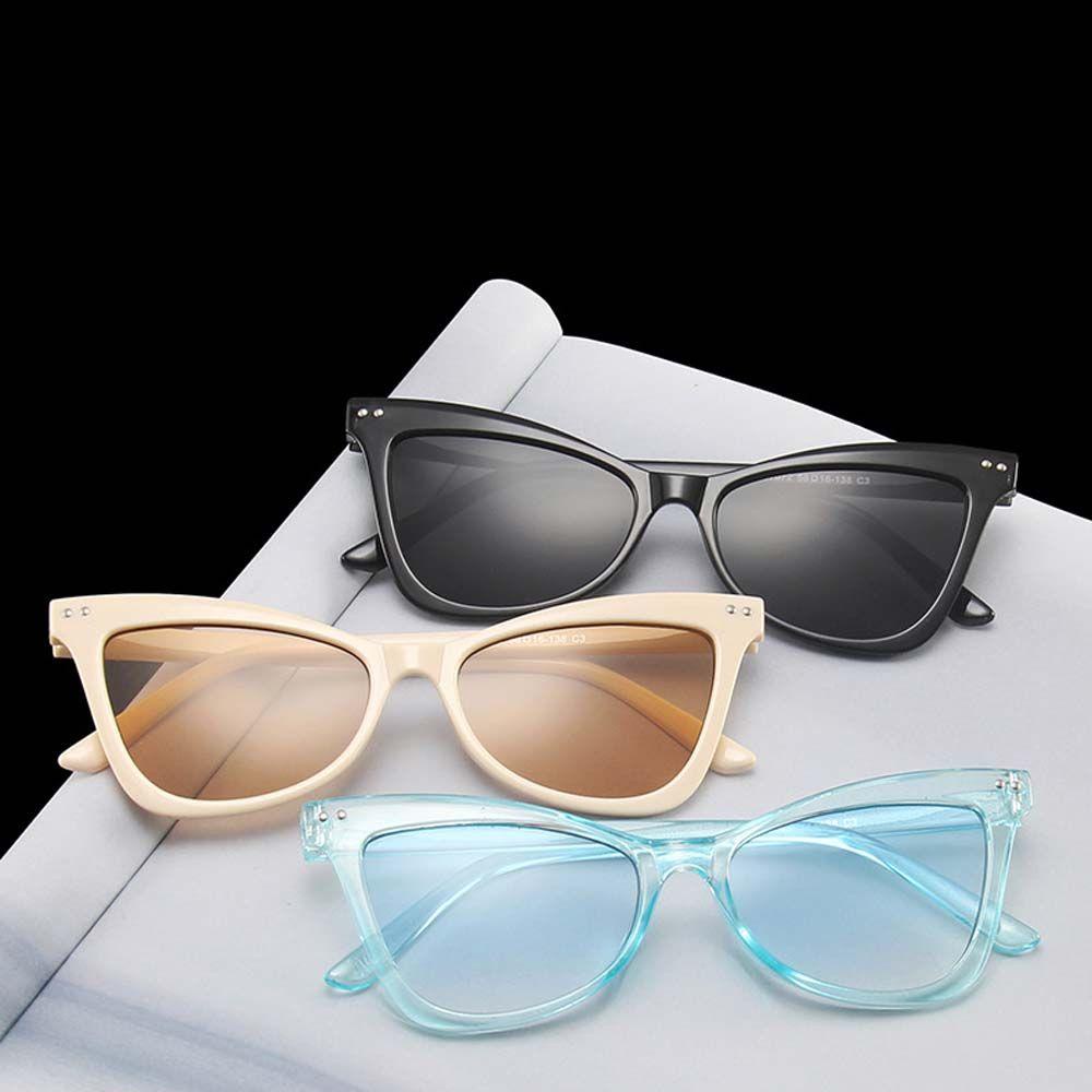 Kính Mát Tam Giác In Họa Tiết Da Báo Chống Tia UV400 Phong Cách Âu Mỹ Thời Trang Cho Nữ Back2Lilife