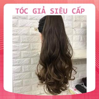 Ngoạm xoăn dài tóc giả dày dặn chất tơ cao cấp sỉ 55k