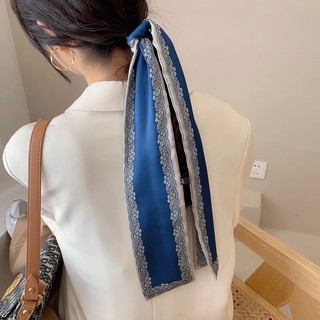 Khăn lụa dài bảng lớn đa năng thắt nơ cột tóc - Khanturban.vn
