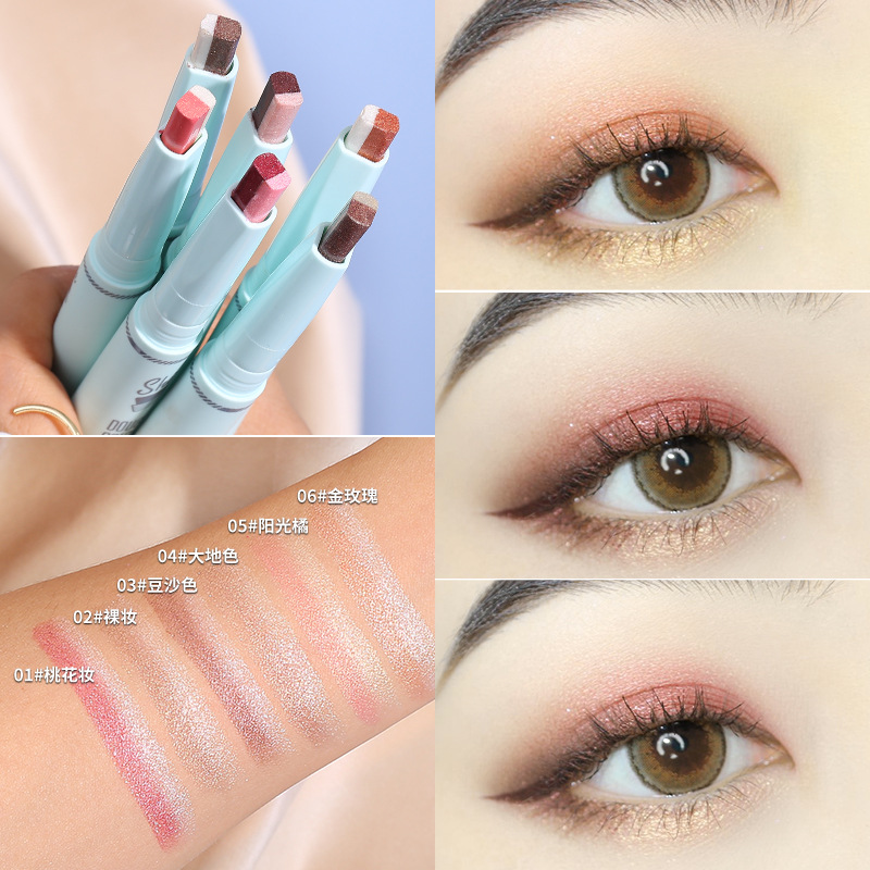 Thỏi Phấn Mắt Hai Màu Gradient Chống Thấm Nước Không Gây Chóng Mặt Wodwod Tiện Dụng | BigBuy360 - bigbuy360.vn