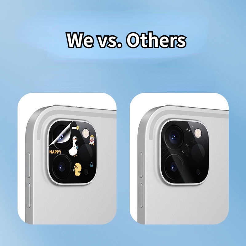 Bộ 2 Miếng Dán Bảo Vệ Camera Bằng TPU Nhám Chống Trầy Xước Cho iPad Pro 12.9 2021 2020 Pro 11 Inch