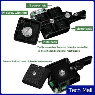 Camera Camcorder Tripod Monopod Ball Head Quick Release Plate Clamp Adapter