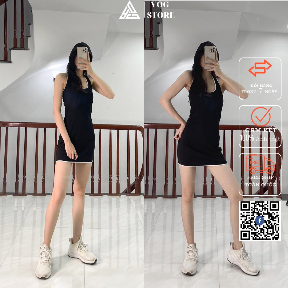 Váy Ôm Body - Đầm Ôm Body Cổ Vuông Hở Lưng Hack Dáng Sexy Cá Tính