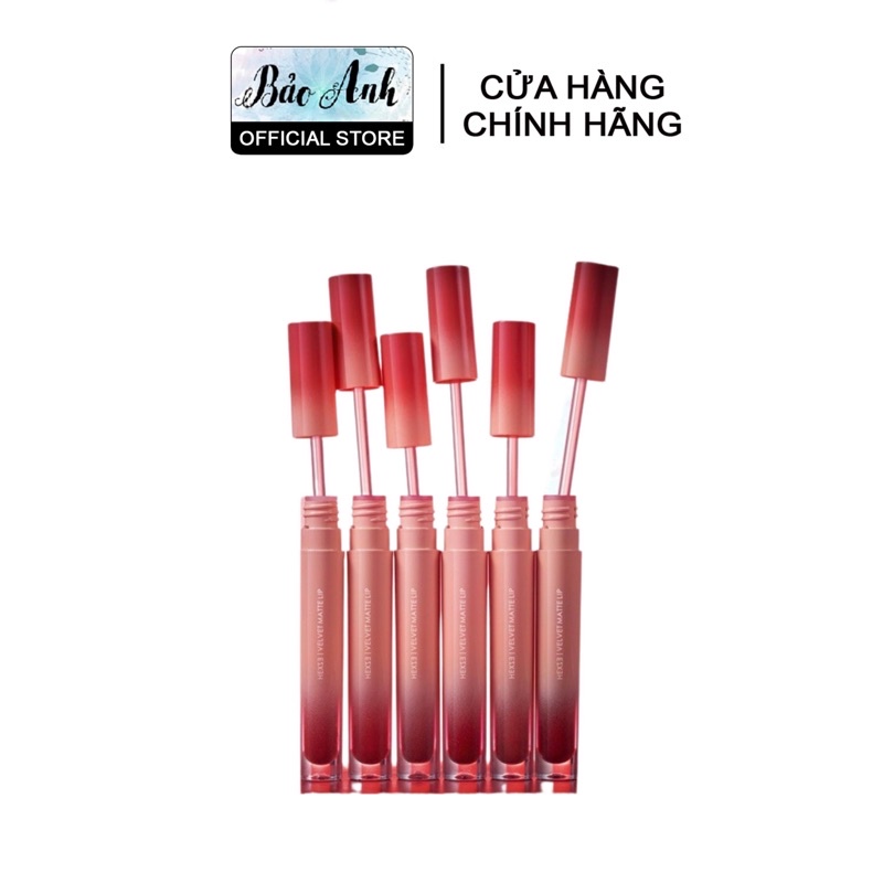 HEXZE Son kem chất son mềm lên màu đẹp