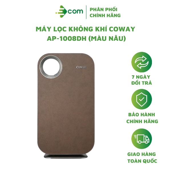 [Mã ELHA10 giảm 6% đơn 5TR] Máy lọc không khí Coway AP-1008DH màu nâu - Hàng Chính Hãng