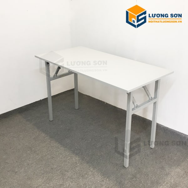Bàn gập chân sắt ghi - Bàn làm việc gấp gọn - BCS01