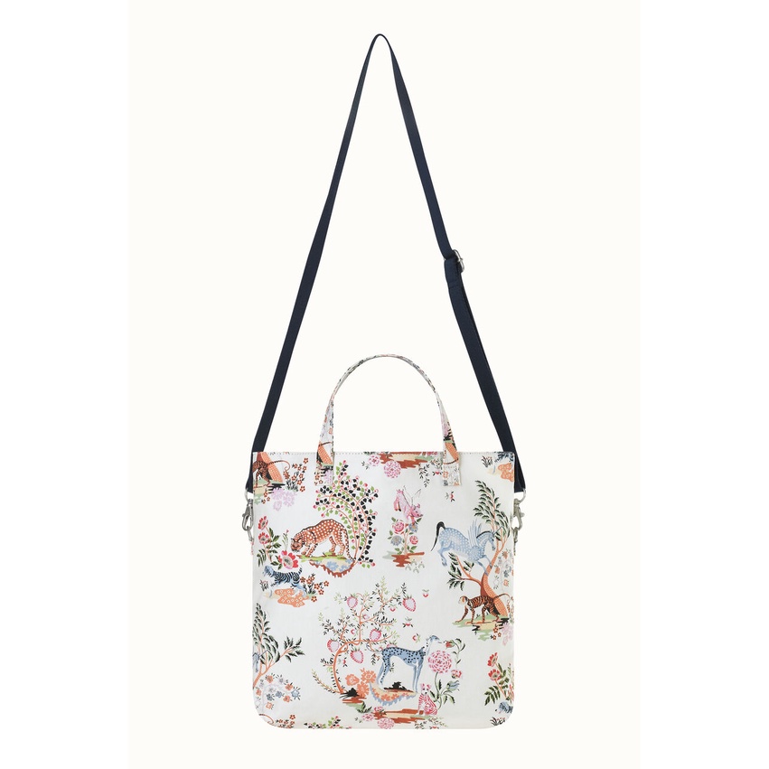 Cath Kidston - Túi đeo chéo 2 mặt/Rev Crossbody Painted Kingdom  - Painted Kingdom - Cream -1041309