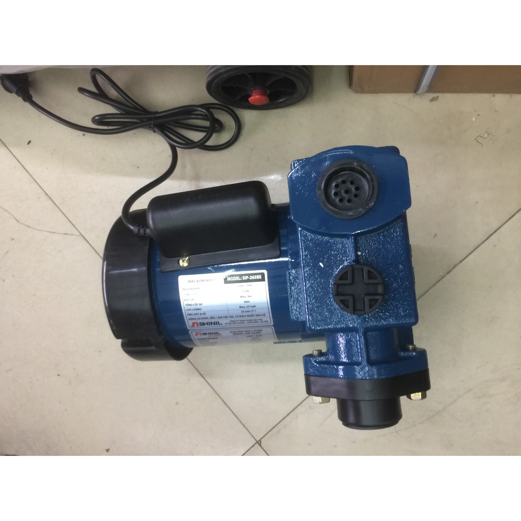Máy bơm nước đẩy cao chân không Shinil SIP-265 BE , bơm cho hộ gia đình cao tầng