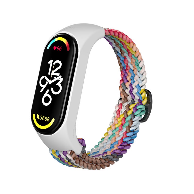Dây đeo JANSIN chất liệu nylon thời trang thay thế cho Xiaomi Mi Band 7
