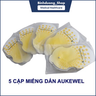 Combo 5 miếng dán điện xung Aukewel vàng loại tốt