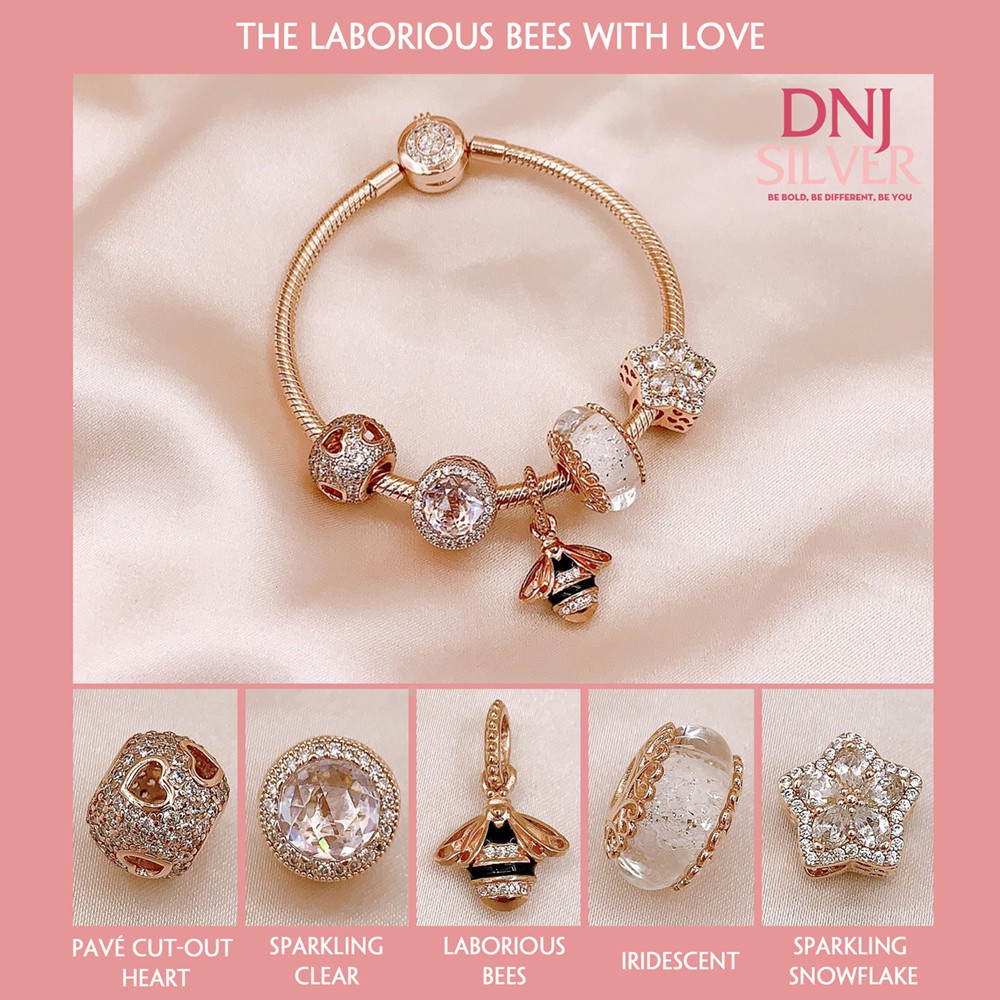[Hàng cao cấp] Vòng Bạc S925 ALE Cao Cấp - THE LABORIOUS BEES WITH LOVE