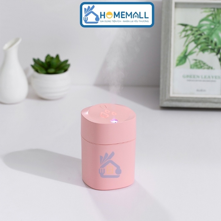 Máy xông tinh dầu mini - Máy phun sương khuếch tán tinh dầu tạo độ ẩm dung tích 220ml MX2