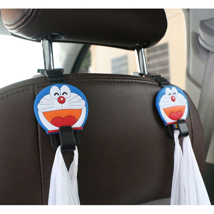 Set 2 móc đeo trên xe ô tô hình dáng hoạt hình ngộ nghĩnh