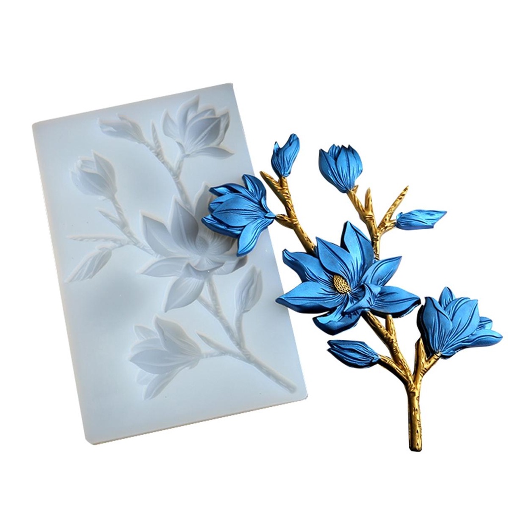 Khuôn Làm Đất Sét Thủ Công Hình Cành Hoa Thanh Lịch