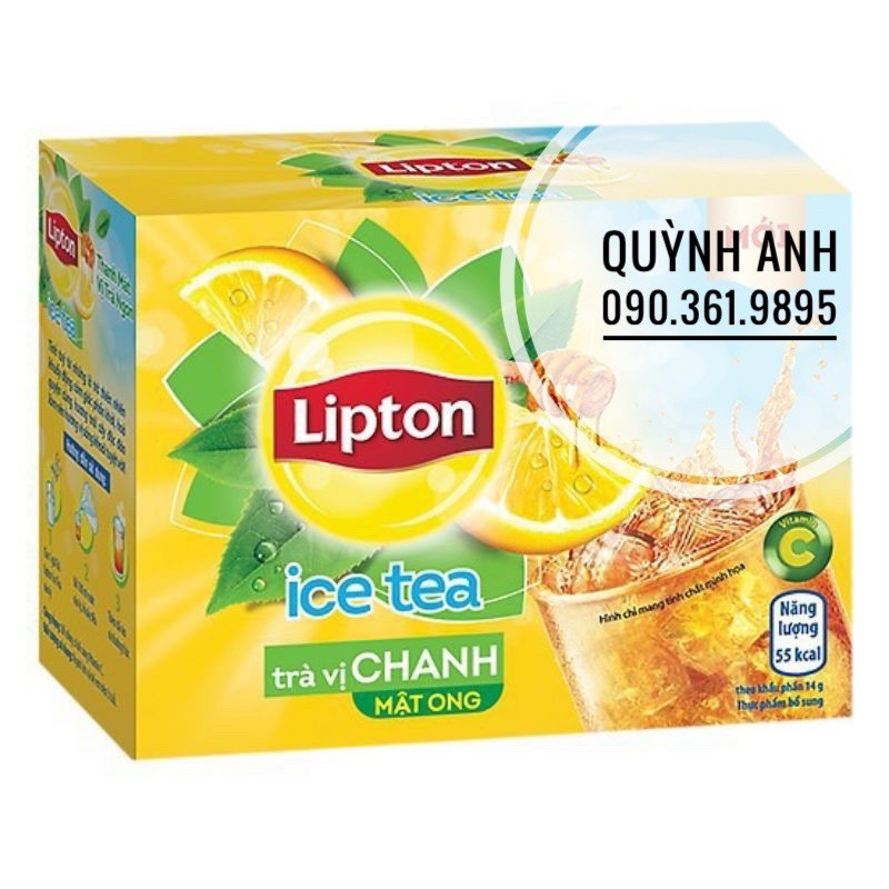 Trà Lipton hoà tan vị chanh &amp; đào 224g