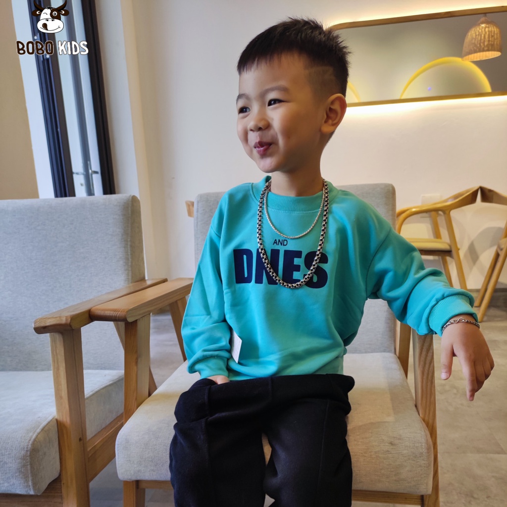 Áo Nỉ Bé Trai Và Bé Gái BoBoKids, Áo Sweater Dài Tay Cho Trẻ Em Từ 1,5-10 Tuổi Phong Cách Hàn Quốc