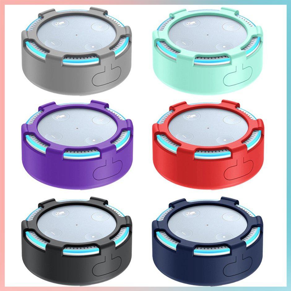 【giao hàng hôm nay>>>Protective Silicone Gel Cover Case Waterproof Dustproof for Amazon Echo Dot 2