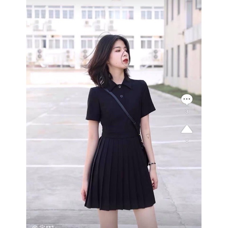 (Ảnh thật-Có sẵn) Váy Moran Polo lên dáng xinh cực 🙆‍♀️