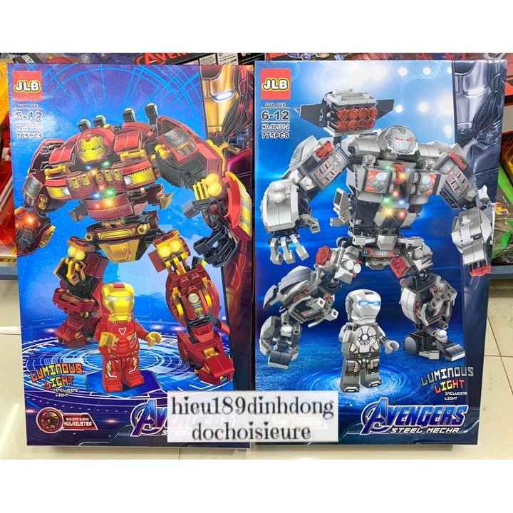 Lắp ráp xếp hình siêu anh hùng 3d131 : bộ giáp Hulkbuster